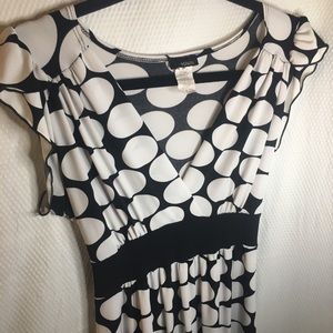 Hypnotik | Women’s Black with White Polka Dots Dress